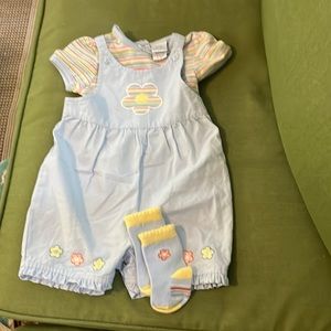 Little Wonders 3 pc girls romper set